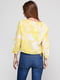 Блуза укорочена жовта | 6543534 | фото 2