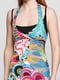 Сукня різнокольорова з принтом | 6543660 | фото 3