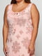 Платье розовое с принтом | 6543972 | фото 2