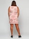 Платье розовое с принтом | 6543972 | фото 3