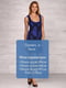 Сукня синя з принтом | 6544232 | фото 4