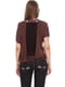 Блуза коричнева з візерунком | 6544496 | фото 2