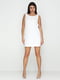 Сукня-міні білого кольору | 6544558