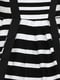 Платье черно-белое в полоску | 6544715 | фото 4