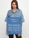 Блуза блакитна | 6545004 | фото 5