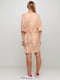 Сукня персикового кольору з абстрактним принтом | 6545217 | фото 2