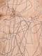 Сукня персикового кольору з абстрактним принтом | 6545217 | фото 4