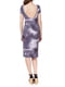 Сукня-міді фіолетового кольору в абстрактний притн | 6545366 | фото 2