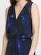 Сукня-міні фіолетово-голубого кольору принтована | 6545368 | фото 3