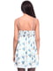 Сукня-міні світло-блакитного кольору в квітковий принт | 6545555 | фото 2