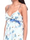 Сукня-міні світло-блакитного кольору в квітковий принт | 6545555 | фото 3