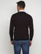 Пуловер коричнево-синього кольору з візерунком | 6545603 | фото 2