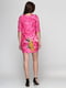 Платье розовое с принтом | 6545797 | фото 2