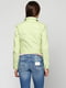 Куртка джинсова салатового кольору в горошок | 6545955 | фото 2