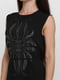 Сукня чорного кольору з принтом | 6546007 | фото 3