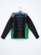 Куртка чорно-зелена | 6546160 | фото 2