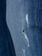 Джинсы-скинни синие | 6546190 | фото 5
