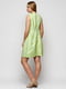 Платье зеленое с принтом | 6546305 | фото 2