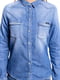 Джинсова сорочка блакитного кольору | 6546315 | фото 3