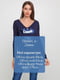 Пуловер темно-синього кольору, декорований паєтками | 6546340 | фото 5