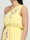 Сарафан жовтого кольору з квітковим принтом | 6546381 | фото 3