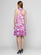 Сукня фіолетова з принтом | 6546479 | фото 2