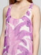 Сукня фіолетова з принтом | 6546479 | фото 3