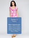Платье розовое с принтом | 6546518 | фото 4