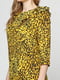 Сукня жовта з принтом | 6546591 | фото 3