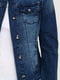 Куртка джинсова темно-синя | 6546617 | фото 4