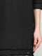Сукня чорного кольору з мереживними вставками | 6546754 | фото 4