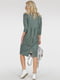 Платье А-силуэта зеленое | 6383497 | фото 4