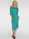 Сукня А-силуету бірюзового кольору | 6383504