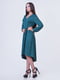 Сукня А-силуету зелена | 6383527 | фото 2