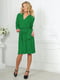 Платье А-силуэта зеленое | 6383553 | фото 2
