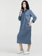Сукня А-силуету синя | 6383558 | фото 2