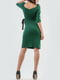 Платье-футляр зеленое | 6383634 | фото 4