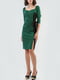 Платье-футляр зеленое | 6383634 | фото 2