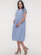 Сукня А-силуету блакитна | 6383658 | фото 2