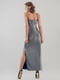 Сукня вечірня сріблястого кольору | 6383701 | фото 4