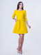 Платье А-силуэта желтое | 6383723 | фото 2