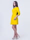 Платье А-силуэта желтое | 6383723 | фото 3