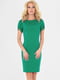 Платье-футляр зеленое | 6383724