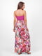 Сукня А-силуету рожева з квітковим принтом | 6383836 | фото 7