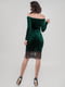 Платье-футляр зеленое | 6383846 | фото 4