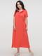 Сукня А-силуету коралового кольору | 6384128 | фото 5