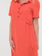 Платье А-силуэта кораллового цвета | 6384128 | фото 3