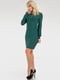 Платье-футляр зеленое | 6384244 | фото 2