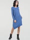 Сукня А-силуету синя | 6384269