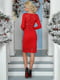 Сукня-футляр червона | 6384288 | фото 3